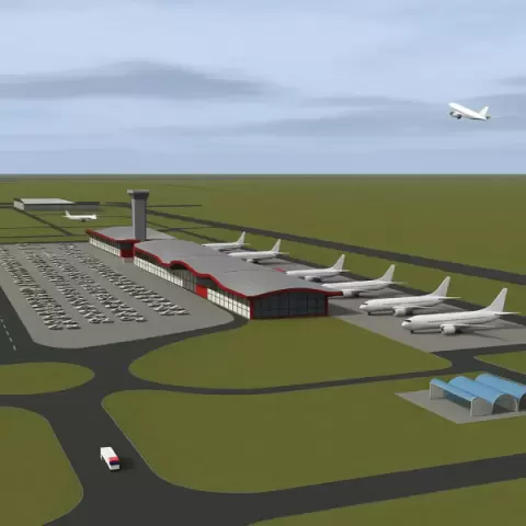 Imagem representativa: Novo aeroporto internacional em Olímpia tem inauguração prevista para 2026