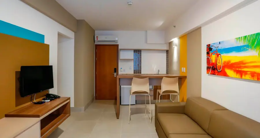 Cota no Olimpia Park Resort | apto 2 quartos | 4 semanas | até 8 pessoas | 100% mobiliado