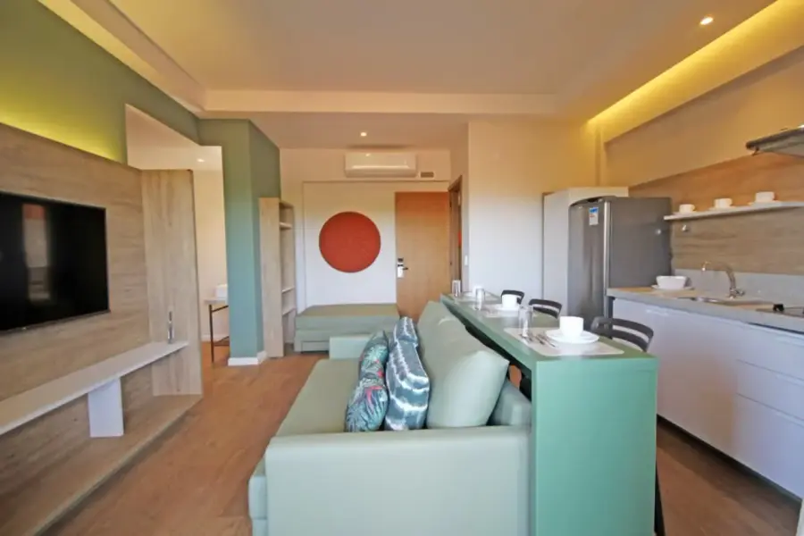 Cota no Solar das Águas Park Resort | apto 1 quarto | 3 semanas | até 5 pessoas | 100% mobiliado