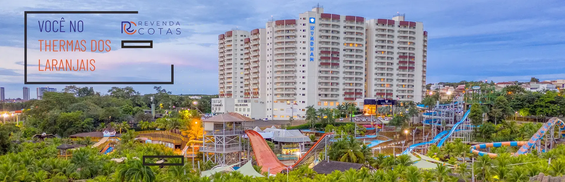 Cotas na alta temporada e baixa temporada - Venha investir em lazer em Olímpia | 1 e 2  quartos | 4 semanas | até 8 pessoas | 100% mobiliado